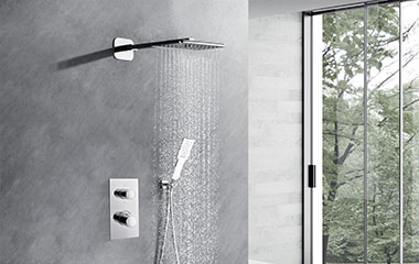 Choose a concealed shower to realize the fun of minimalist style