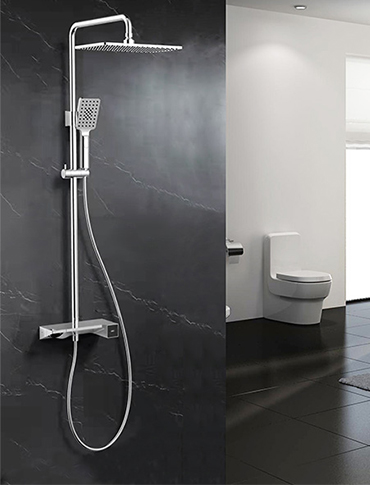 Surface mounted shower